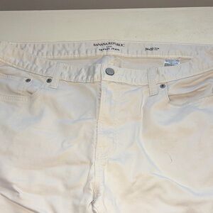 Banana Republic Cream Casual Pants